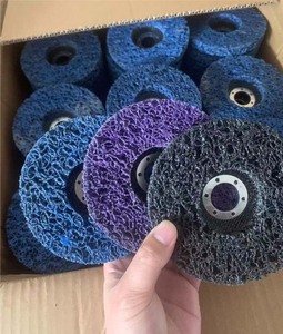Disco Abrasivo in Nylon Viola Corallo 125 46 Grit Grana Media T27, Mola da 5 Pollici ad Alta Durezza per Alluminio - Product Image 1