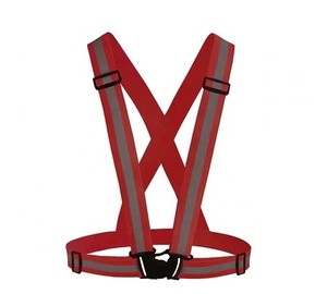 <strong>Reflective</strong> Vest, <strong>Reflective</strong> Glow <strong>Belt</strong> with 2Pack Reflector Armbands, Adjustable Elastic Safety Vest Outdoor <strong>Reflective</strong> <strong>Belt</strong> - Product Image 2