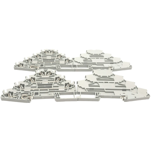 Bloc de jonction à ressort à passage direct pour rail DIN 2.5, nouveau contact, prix bas, référence 3031212 - Product Image 2