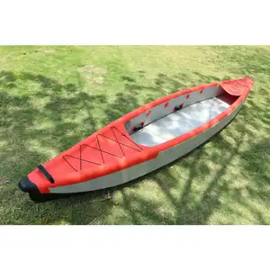 Oho Chất lượng cao Inflatable Kayak 3 người ngồi trên đầu câu cá ngoài trời xuồng thuyền