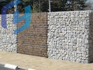 Boîte de gabions soudée de 100cm par 80cm par 30cm pour clôtureBoîte de gabion de grillage soudée galvanisée plongée à chaud épaisse pour mur de soutènement - Product Image 5