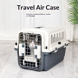 Cage de transport pour animaux de compagnie en plastique moderne amovible et portable de 48 pouces pour chat, chien, boîte de voyage, panier, cage, transport en plein air, cage à air pour animaux de compagnie - Product Image 3