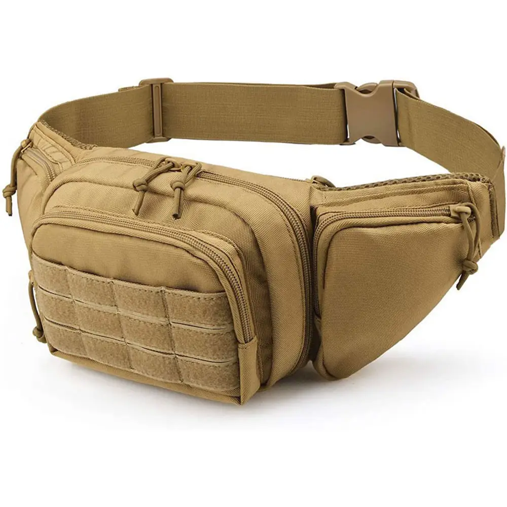 Custom High Quality Tactical Waist Bag Pouch For Men Carry Ultimate Fanny Pack Holster Waist Bag