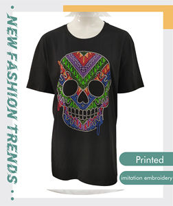 Vente <span class=keywords><strong>en</strong></span> gros de t-shirts pour femmes, t-shirt à col rond, tissu tricoté respirant, design décontracté, t-shirts <span class=keywords><strong>en</strong></span> vrac - Product Image 2