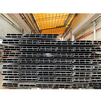 Profilé d'extrusion en aluminium anodisé clair 6063T5 pour usage en zone inondable, profilé d'extrusion en aluminium pour mur anti-inondation, profilé de barrière anti-inondation en aluminium