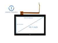 Écran tactile capacitif 10,1 pouces GT928 G+G 6H IIC pour affichage industriel, OEM disponible