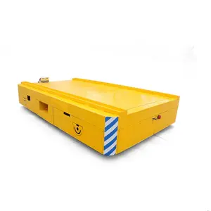 BDG Low Voltage Rail Power Supply Transport Cart Electric Rail Flat Car Agv Transfer Cart