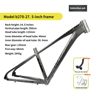 Telaio BMX in Lega di Alluminio da 27,5 Pollici, Leggero e Resistente, Alta Qualità, Colori Personalizzabili, Garanzia a Vita, Vendita Diretta dalla Fabbrica - Product Image 4