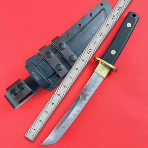 Couteau tactique de survie personnalisable HUNSHU SAMURAI OEM avec manche en G10 et étui en acier inoxydable pour la chasse et le bricolage - Product Image 5