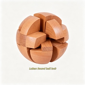Puzzle <span class=keywords><strong>en</strong></span> <span class=keywords><strong>bois</strong></span> Luban Lock, <span class=keywords><strong>casse</strong></span>-tête classique <span class=keywords><strong>chinois</strong></span>, jouet éducatif STEM pour enfants et adultes - Product Image 5