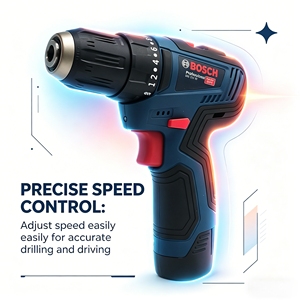 Trapano Elettrico <span class=keywords><strong>Bosch</strong></span>-GSB 12V-30 Professional, Avvitatore Senza Fili, Multifunzione, per Uso Domestico, Cacciavite, Fai-da-Te - Product Image 2