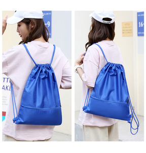 Large Capacity Waterproof Nylon Draw String <b>Backpack</b> Sport Travel Polyester <b>Drawstring</b> Bag Basketball <b>Drawstring</b> <b>Backpacks</b> - Product Image 5