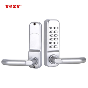Serrure de mot de passe mécanique en alliage de zinc bouton étanche sans clé serrure de mot de passe numérique porte d'entrée porte en bois serrure domestique - Product Image 1