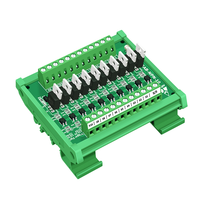 Carte amplificatrice de signal pour microcontrôleur PLC à puce unique, 10 canaux, entrée/sortie NPN/PNP, utilisation automatique, relais à semi-conducteurs à optocoupleur