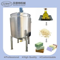 ZZBNT détergent mélangeur savon saponification réacteur blanchisserie bain liquide barre savon mélange réservoir saponification réservoir