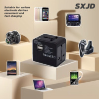 Adaptateur de voyage universel Usb Socketadapters Eu Uk Us Au Plug Multi Adapter Plug Converter Fast Charger Travel Adapter Worldwide