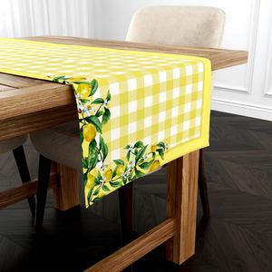 Chemin de table en polyester imprimé sur mesure, lavable en machine, pour les groupes de restaurants, les programmes d'approvisionnement hôtelier et les achats pour l'hôtellerie - Product Image 1