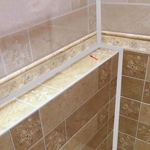 Quadrant en PVC, bande <span class=keywords><strong>de</strong></span> <span class=keywords><strong>calfeutrage</strong></span> flexible, garniture <span class=keywords><strong>d</strong></span>'angle, garniture à peler et à coller pour moulage, bord <span class=keywords><strong>de</strong></span> carrelage, plafond, coin <span class=keywords><strong>de</strong></span> mur, plinthe - Product Image 5