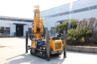 Machine de perçage de puits d'eau, plate-forme hydraulique, monté sur chenilles, deph 300 italie en vente