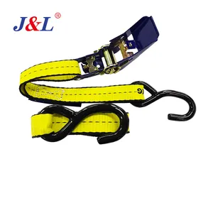 JULI customized 8 pt tie down straps  lock and load car belt  tensioner sling for fixing cargo OEM ODM