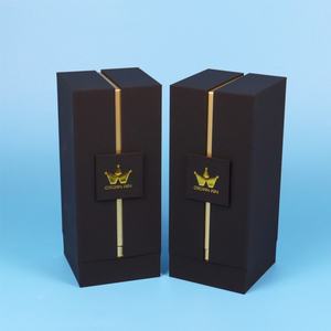 Boîte mystère personnalisée en feuille d'or, boîte cadeau en carton rigide de luxe pour femmes, emballage à double porte, flacon de parfum, boîte en papier cadeau - Product Image 6