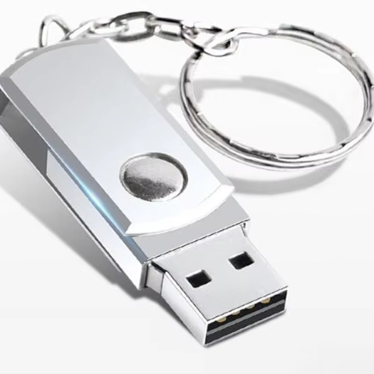 New Metal USB Flash Drive with 8GB 16GB 32GB 128GB Capacities 32GB Memory Stick USB 2.0 Business/Gift Rotating Pendrive Pen
