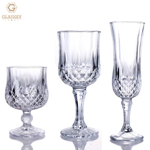 Thickened <strong>Diamond</strong> Goblet Shot Whisky Glass Embossed Red Wine Glass Champagne Glass Modern Wine Glasses Dinning Table <strong>Glassware</strong> - Product Image 1