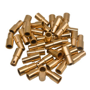 Usine personnalisée en gros laiton métal CNC tournage et métallurgie des poudres <span class=keywords><strong>bronze</strong></span> pièces usinées - Product Image 1