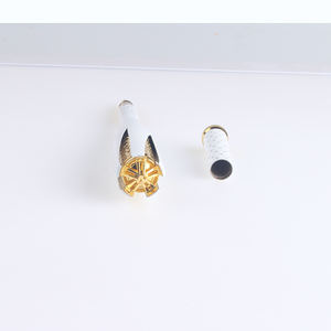 Stylo bille luxueux en métal en forme de torche avec logo personnalisé - Product Image 5