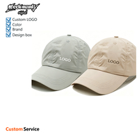 Gorra de béisbol de color sólido, transpirable, con protección solar, para deportes al aire libre, personalizada OEM/ODM, para hombres y mujeres