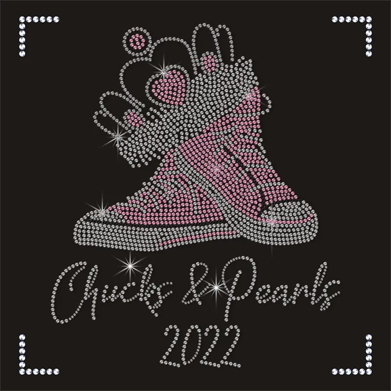 Hot sell customized designs crystal patch bodice beaded rhinestone applique for dress bag Chucks Pearl