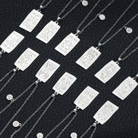 Collier pendentif classique avec carte de tarot des 12 signes du zodiaque, plaqué or 18 carats, acier inoxydable, étanche, anti-ternissement, cadeau pour femme, bijoux