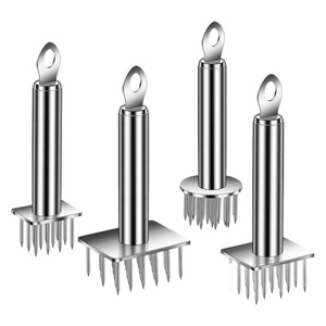 Martillo Ablandador <span class=keywords><strong>de</strong></span> <span class=keywords><strong>Carne</strong></span> <span class=keywords><strong>de</strong></span> Acero Inoxidable 304 con 12 Agujas, Herramienta Mágica Cortadora <span class=keywords><strong>de</strong></span> Tendones y Gancho <span class=keywords><strong>para</strong></span> Asar y Perforar <span class=keywords><strong>Carne</strong></span> - Product Image 5