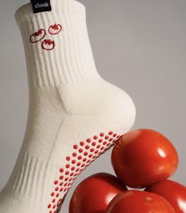 कपास कस्टम पाइलेट्स 100% सबसे अच्छी बिक्री गैर-पर्ची मोजे के साथ आकर्षक योग मोजे आरामदायक योग मोजे के साथ सहज योग मोजे सहज योग मोजे - Product Image 5