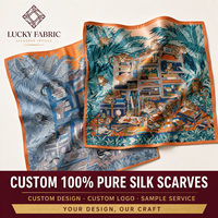Élégant Foulard Carré 100% Soie de Mûrier 110x110cm Sergé Couleur Unie à Pois pour Femme Bandana Qualité Supérieure Commande en Gros