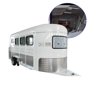 Remorques pour chevaux HLT de conception nouvelle avec fenêtres, conformes aux normes australiennes, pour le transport de sangs de vers et de litière flottante - Product Image 1