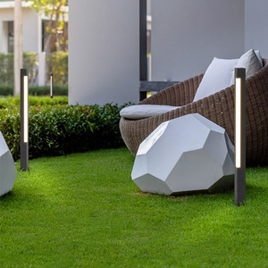 Lámpara de jardín cuadrada para exteriores, impermeable, moderna, para paisajismo, para patio, camino, villa - Product Image 2
