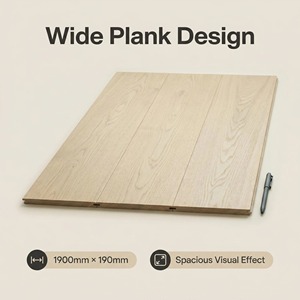 Planchers en bois de <span class=keywords><strong>chêne</strong></span> blanc haute performance avec stabilité multicouche et finition mate UV invisible pour intérieurs haut de gamme - Product Image 1