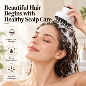 Adjustable Scalp <b>Massager</b> Brush Multi Handle Hair Care Device Washable Massage Tool for Salon and <b>Home</b> Use - Product Image 5
