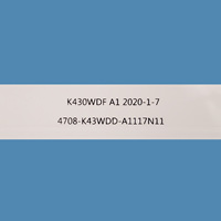 Bande LED de rétroéclairage TV K430WDF A1 4708-K43WDD-A1117N11 pour 43LFA69K 43PFF5664/T3 Rétroéclairage pour TV
