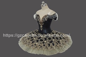 Vêtement de spectacle de carnaval de Venise personnalisé <span class=keywords><strong>Tutu</strong></span> cerclé professionnel Variation YAGP Raymonda <span class=keywords><strong>Tutu</strong></span> de crêpe de ballet de cygne noir - Product Image 5