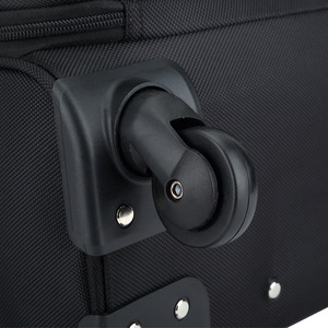 Valise à roulettes en tissu Oxford, sac de transport à roulettes, valise de cabine professionnelle, bagage à roulettes en polyester à motif géométrique - Product Image 3