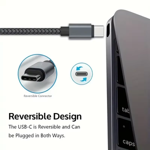 1M 2M Fast <b>Charging</b> Charger Data <b>Cables</b> Nylon Braided <b>USB</b> <b>Type</b> <b>C</b> <b>Cable</b> for Mobile Phones - Product Image 6