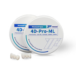 YIPANG 4D Pro Color Cad Cam Cercon blocco zirconi multistrato blocco Zirconia per applicazioni dentali - Product Image 1