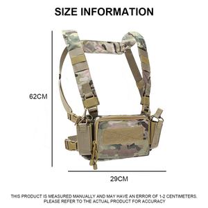 Sac de poitrine réglable professionnel Sinairsoft, en nylon et polyester 500D, pour homme, prix bas, pour l'extérieur - Product Image 2