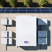 10kwh 20kwh 30kwh 15kwh 51.2v 200ah batterie au lithium empilable maison batterie Lifepo4 système de stockage d'énergie personnalisé