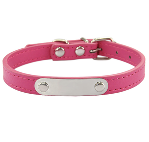 <span class=keywords><strong>Collar</strong></span> de Lujo para Perros y Gatos de Material PU con Grabado y Campana - <span class=keywords><strong>Collar</strong></span> para Mascotas Pequeñas - Product Image 6