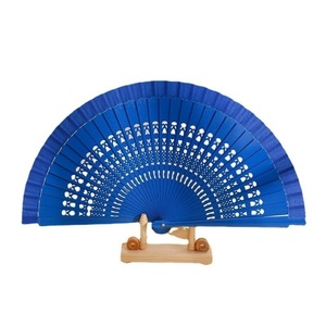 Abanico Plegable <span class=keywords><strong>de</strong></span> Madera Maciza Roja, Abanico Japonés para Boda, con 42 Varillas <span class=keywords><strong>de</strong></span> Bambú, Anillo <span class=keywords><strong>de</strong></span> Hierro, <span class=keywords><strong>Tela</strong></span> Estrecha, Pintura Ecológica Negra Pura, Novedad - Product Image 4