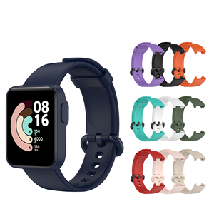 Ivanaze-Correa de repuesto para reloj Xiaomi Redmi <span class=keywords><strong>Lite</strong></span>, accesorios de pulsera con hebilla de Metal, de silicona suave - Product Image 2