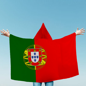 Capa con Capucha con la Bandera de Portugal de 3x5 Pies, Bandeira De Portugal para la Celebración del Día de Portugal y Aficionados al Fútbol - Product Image 4